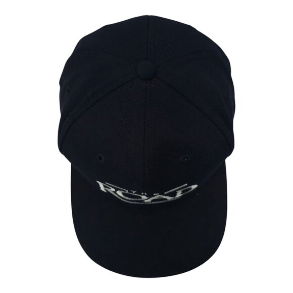 The Road Embroidered Snapback Cap Trucker Baseball Hat Yupoong Wool Blend Blue - Picture 6 of 13